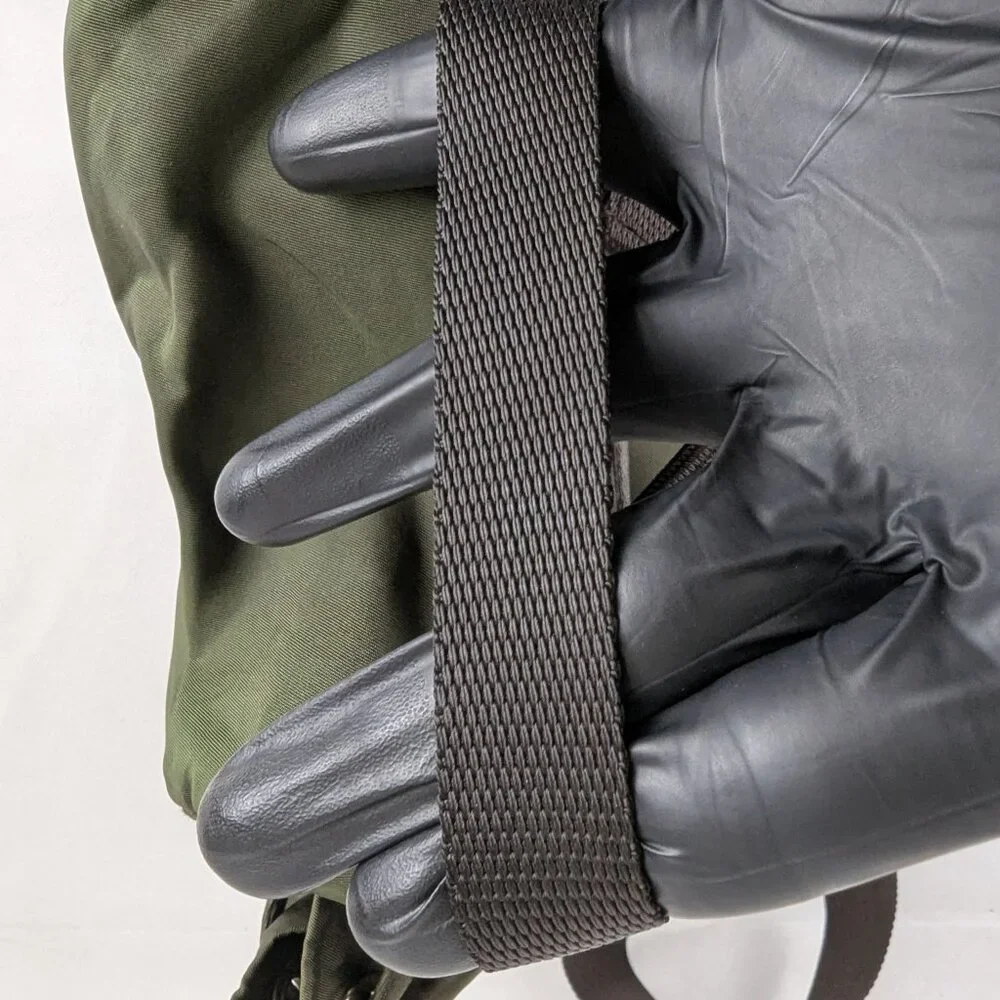 Pre-Loved Prada Tessuto Nylon Backpack Green Made in Italy. - Picture 11 of 16